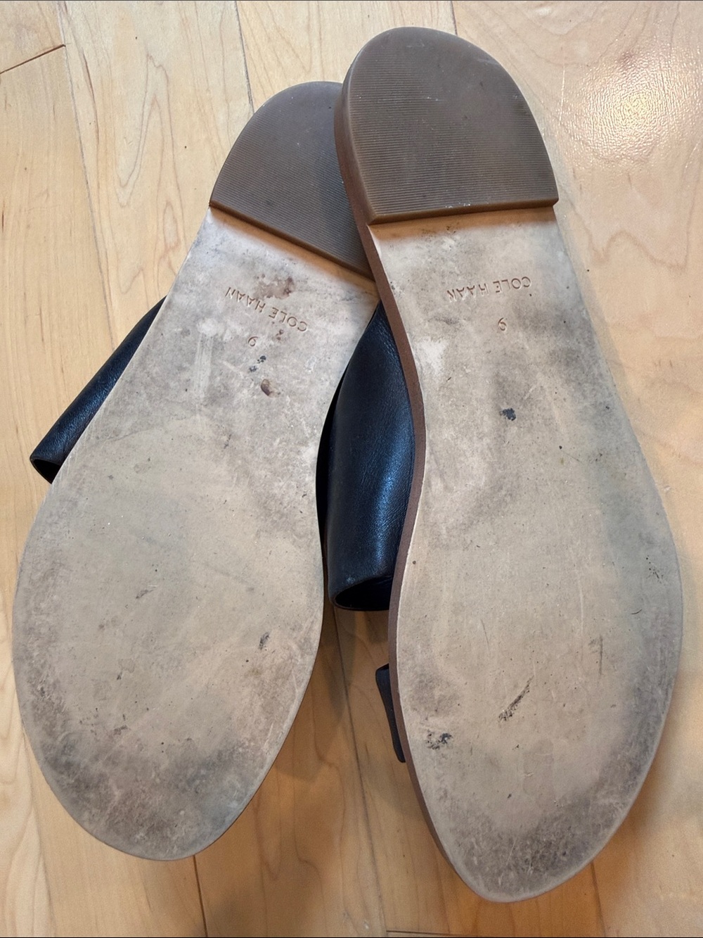 Cole Haan Black Findra Sandal Slides - Picture 6 of 7